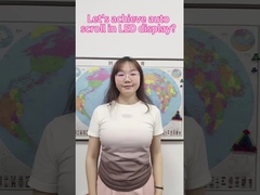 Comment réaliser le défilement automatique dans l'affichage LED des inverseurs VEIKONG?