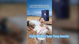 VEIKONG Onduleur de pompe solaire 55 kW | Application sur le terrain