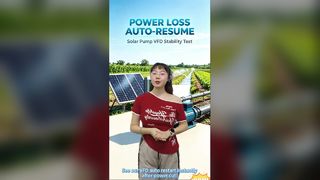 La perte de puissance fonctionne automatiquement dans le lecteur de pompe solaire
